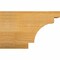 Ekena Millwork Mediterranean Rough Sawn Rafter Tail, Western Red Cedar, 6"W x 10"H x 16"L RFT06X10X16MED00RWR - alternate 4
